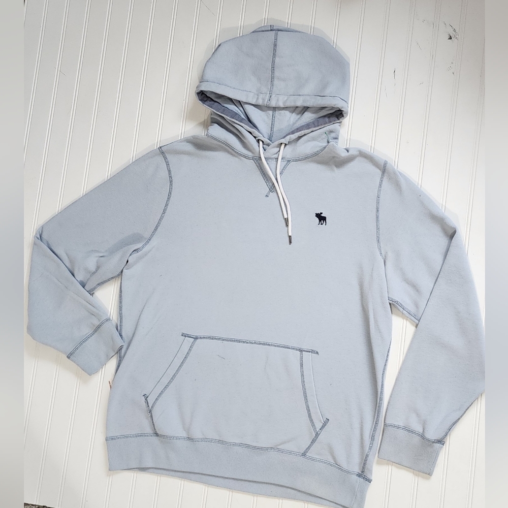 Abercrombie & Fitch Light Blue Hoodie
